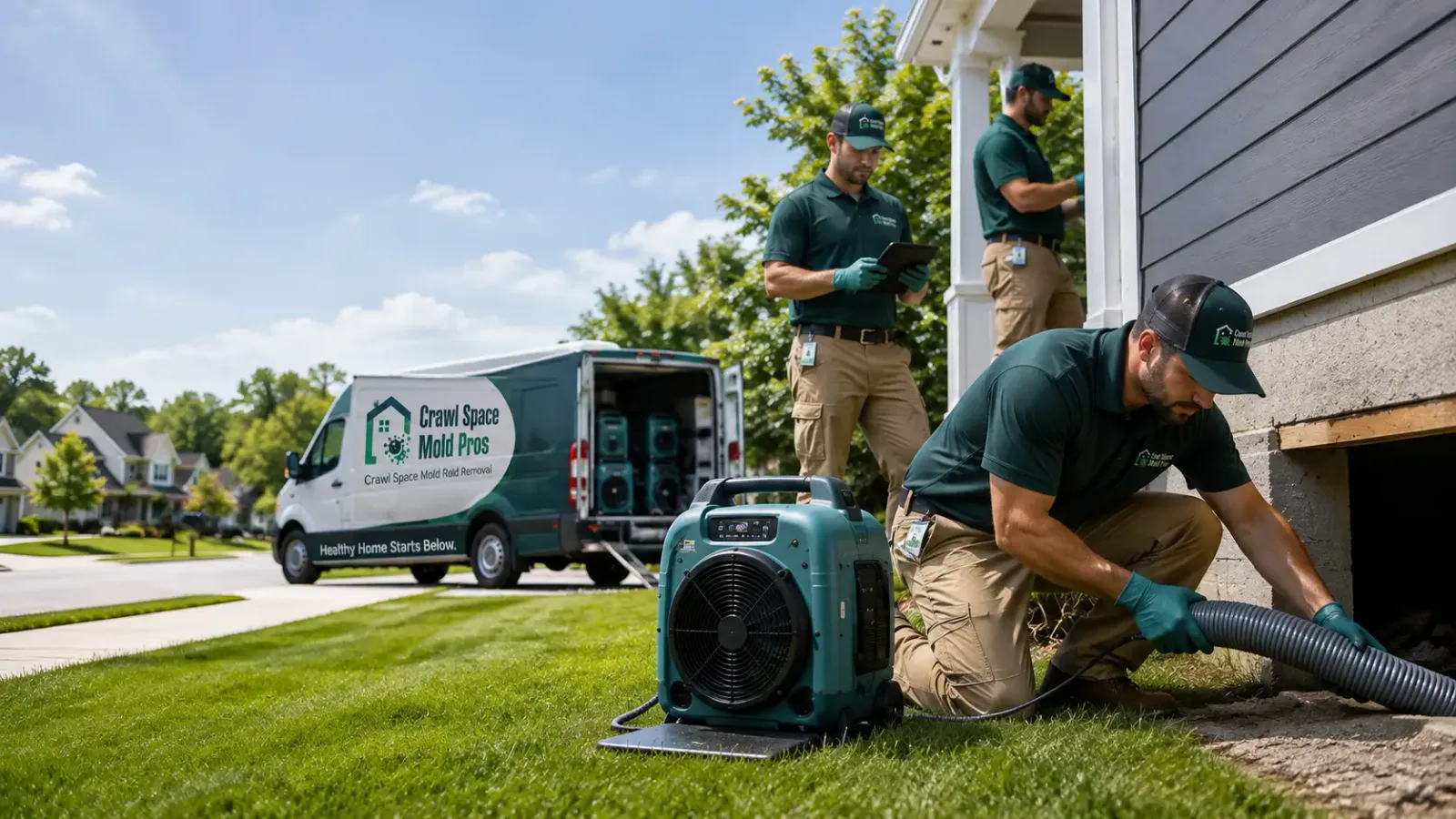 Crawl Space Mold Removal in Fox Lake, WI